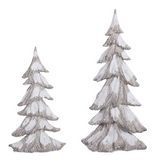 Resin Gray Snow Tree