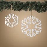 Wood Holiday Snowflake