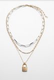 Multi Layered Metal Necklace