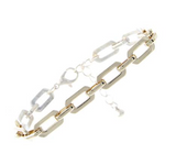 Rectangle Link Bracelet