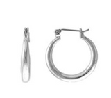 3.5/22 MM Round Shape Hoop Earrings