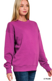 Fleece Round Neck Sweatshirts