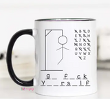 Funny Hangman Mug