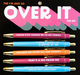 Over It Pen Set