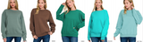 Fleece Crewneck Pullover Sweatshirts