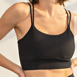 Nylon Rib Sports Bra