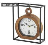 Metal Table Clock 7w, 9h