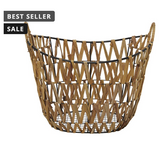 Seagrass Metal Basket