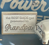 Promoted Grandpa Carved Block