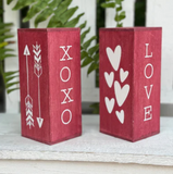 Love XOXO Red Cube