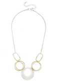 Oval O Linked Necklace