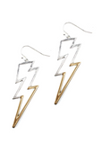 Lightning Frame Earring