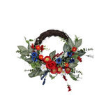 20 Country Americana Wreath On Vine