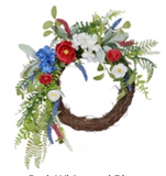 Red, White And Blue Wreath