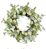 Daisy And Eucalyptus Wreath