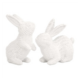 White Basket-look Bunnies