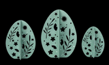 Die Cut Blue Eggs