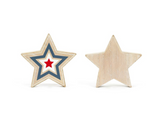 Reverse Chunky Wood Shape (star)