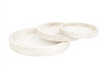 White Round Trays