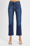 Risen - High Rise Crop Straight Jeans