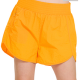 Windbreaker Smocked Waistband Running Shorts