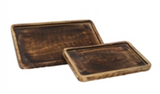 Dark Mango Rectangular Trays