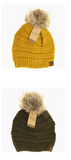 Fur Pom Cc Beanie