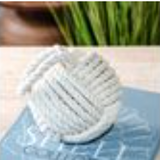 Nautical Rope Ball Door Stop W/ Loop