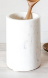 7' White Marble Utensil Holder