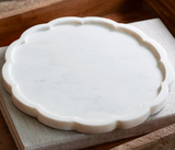 Scallop Marble Platter