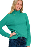 Turtle-neck Long Sleeve Sweater
