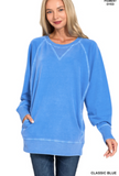 Pigment Dyed French Terry Pullover