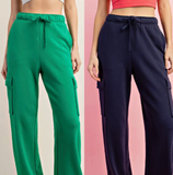 French Terry Straight Cargo Sweatpant