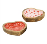 Wood Xoxo Heart Trays