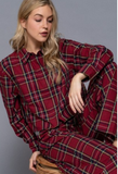 Long Sleeve Plaid Shirt