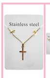 Stainless Steel Cross Pendant Necklace