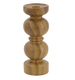 Tall Brown Candle Holder