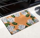 29.5 X 17.75 Blue Hydrangeas Doormat