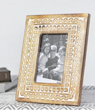 4 X 6 Pattern Wood Photo Frame