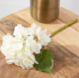 13 White Hydrangea Stem