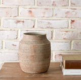 8 Natural Stripe Ceramic Vase