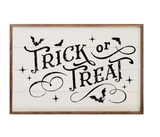 Trick Or Treat Bats And Curls 8x5