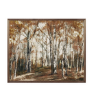Rustic Harth Burch Trees 40x32