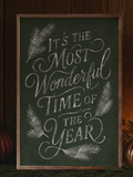 It's The Most Wonderful Time Pine Wh 5x8