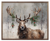 Holiday Caribou 32x40