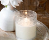 5 Led Beaded Glass Candle