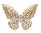 Golden Bloom Resin Butterfly