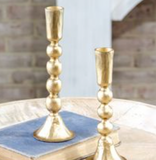Gold Ball Candlestick Holders