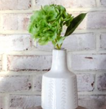 7.09 Etched Artisan Vase