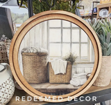 Round Laundry Baskets Art